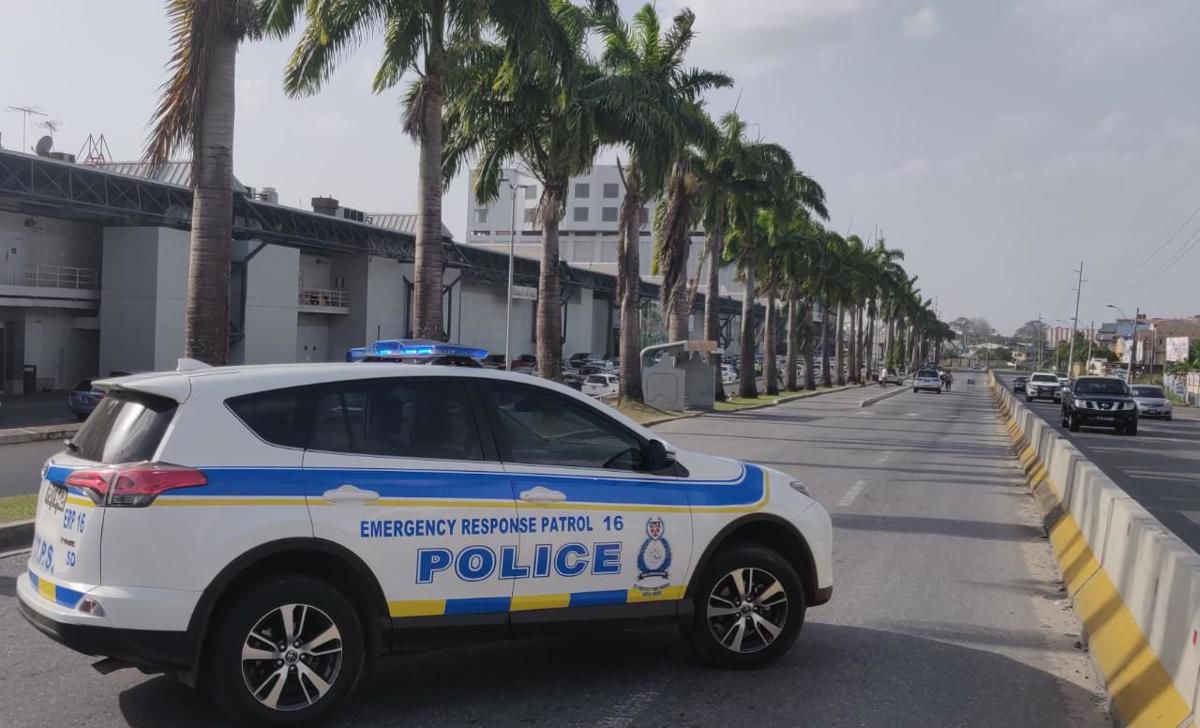 Police at Mall